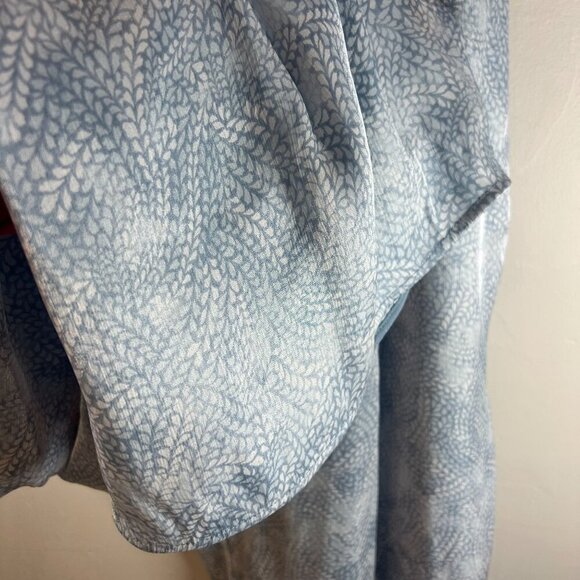 Michael Michael Kors Petite XL Wide-Leg Silky Pants PXL in Chambray - Picture 5 of 11